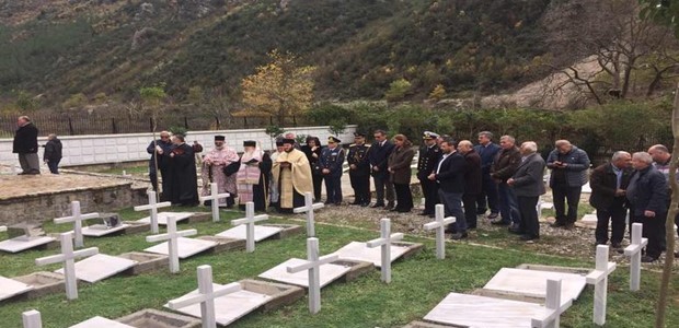 Ταφή οστών 193 Ελλήνων πεσόντων στην Αλβανία 