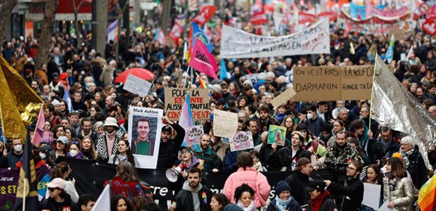 740.000 διαδηλωτές στις απεργιακές κινητοποιήσεις