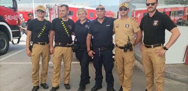 Πέρασαν από τη Λάρισα οι Πολωνοί πυροσβέστες