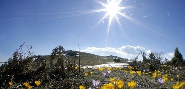 Σε υψηλά επίπεδα κυμάνθηκε η θερμοκρασία τον φετινό χειμώνα