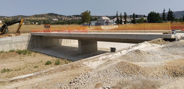 Προχωρά η κατασκευή της νέας οδογέφυρας στον Ξηριά
