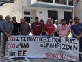 Παράσταση διαμαρτυρίας αγροτών στον ΕΛΓΑ Θεσσαλίας